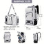 Large Capacity Travel Backpack with Shoe Compartment