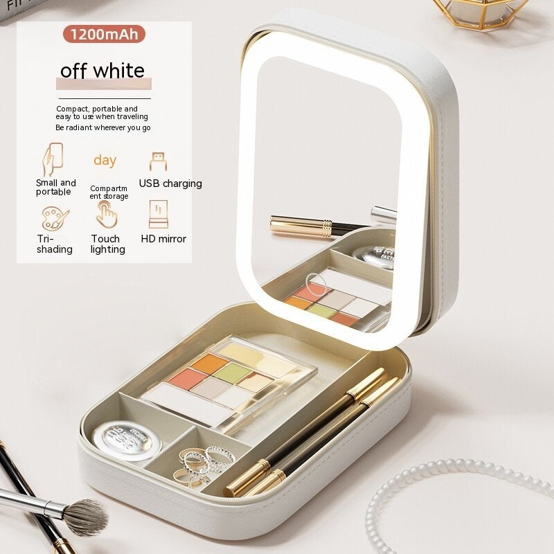 LED Mirror Travel Makeup Case Secondary image