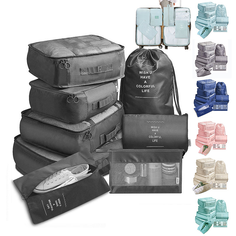 8-Piece Packing Cube Set Secondary image