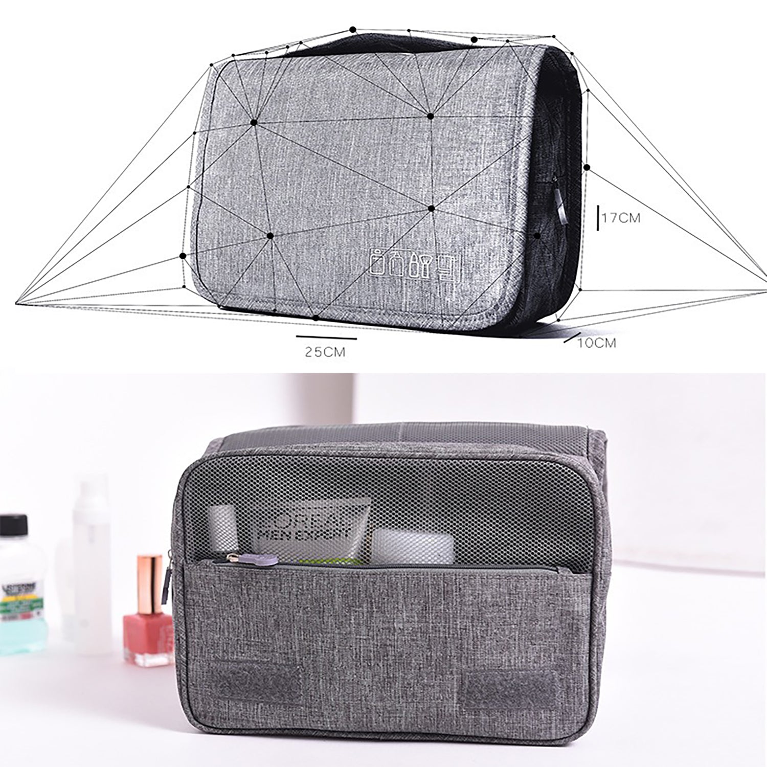Puffy Hanging Toiletry Bag Secondary image