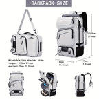 Large Capacity Travel Backpack with Shoe Compartment