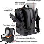 Expandable Vacuum Travel Laptop Backpack