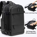 Expandable Vacuum Travel Laptop Backpack